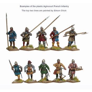 Perry Miniatures Agincourt French Infantry 1415-29 Sprue 