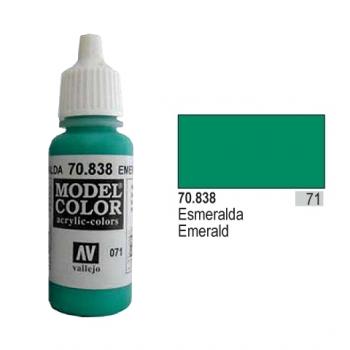 Vallejo Model Color - 071 Smaragdgrün (Emerald Green), 17 ml (70.838)