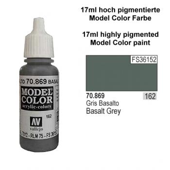 Vallejo Model Color - 162 Basaltgrau (Basaltgrey), 17 ml (70.869)