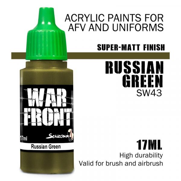 Scale75: SW-43 RUSSIAN GREEN, Acrylfarbe 17ml